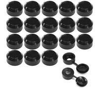 cyclingcolors 20x cache vis universel avec capuchon rondelle de protection meuble bricolage, noir