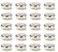 cyclingcolors 20x Clou décoratif, Cache vis, Tapisserie, Meuble, à Griffes avec 3 Pointes, Vintage, Acier argenté 10mm