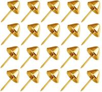 cyclingcolors 20x Clou décoratif en métal en Forme Conique 7,5 mm - laitonné A, Meuble, lit, Chaise, canapé