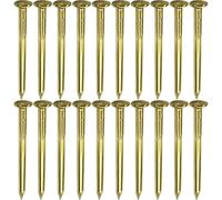 cyclingcolors 20x clou pointe en laiton doré tête ronde idéal meuble bois tableau chaise boule ancien vintage, 1.5x40mm