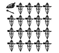 cyclingcolors 20x couvre bec anti-picage 13x40mm avec aiguille de fixation poules petits oiseaux jeunes faisans