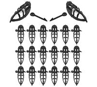 cyclingcolors 20x couvre bec anti-picage 18x55mm avec aiguille de fixation coqs faisans oiseaux adultes