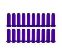 cyclingcolors 20x Embout butée de câble Frein dérailleur Alliage Aluminium pour vélo VTT VTC électrique BMX Route Ville, Violet