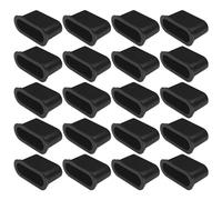 cyclingcolors 20x Embout Support Latte 38mm encastrable à mortaiser Plastique Noir pour sommier Cadre Bois lit Meuble