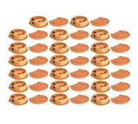 cyclingcolors 20x Ferrure d'assemblage beige avec cache en plastique idéal caravane bateaux vans camping-cars camions aménagés Connecteur Fixation Meuble Cuisine, capuchon beige RAL 1011