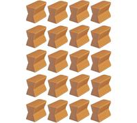 cyclingcolors 20x ferrure plinthe 14mm revetement de Porte huisserie fenêtre Baie Assemblage ferrure Marron Meuble Cuisine