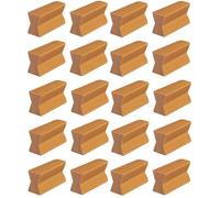 cyclingcolors 20x ferrure plinthe 21mm revetement de Porte huisserie fenêtre Baie Assemblage ferrure Marron Meuble Cuisine