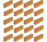 cyclingcolors 20x ferrure plinthe 38mm revetement de Porte huisserie fenêtre Baie Assemblage ferrure Marron Meuble Cuisine