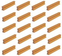 cyclingcolors 20x ferrure plinthe 60mm revetement de Porte huisserie fenêtre Baie Assemblage ferrure Marron Meuble Cuisine