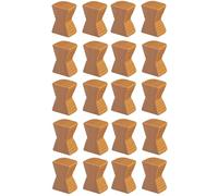cyclingcolors 20x ferrure plinthe 6mm revetement de Porte huisserie fenêtre Baie Assemblage ferrure Marron Meuble Cuisine
