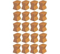 cyclingcolors 20x ferrure plinthe 9,5mm revetement de Porte huisserie fenêtre Baie Assemblage ferrure Marron Meuble Cuisine