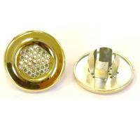 cyclingcolors 2X aérateur, Grille de Ventilation, Capuchon, Cache Trou, pour Matelas, sommier, lit, doré, diamètre 25mm