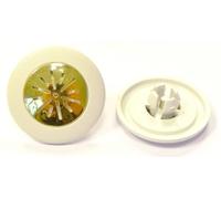 cyclingcolors 2X aérateur, Grille de Ventilation, Capuchon, Cache Trou, pour Matelas, sommier, lit, étoile dorée, diamètre 40mm