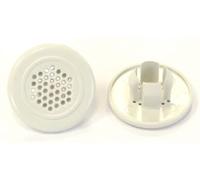 cyclingcolors 2X aérateur, Grille de Ventilation, Capuchon, Cache Trou, pour Matelas, sommier, lit, Plastique Blanc diamètre 25mm