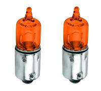 Cyclingcolors 2x Ampoule 12v 10w Ba9s Orange Angel Eyes Voiture Moto Scooter Phare