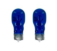 cyclingcolors 2x Ampoule 12V 10W T13 W2.1x9.5d clignotant latéral voiture moto scooter éclairage goutte d'eau lampe tableau bord indicateur, bleu