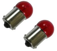 cyclingcolors 2x ampoule 12V 21W BA15S rouge petit globe moto scooter voiture