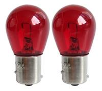 cyclingcolors 2x ampoule 12V 21W BAW15S PR21W rouge 12088 7508 ergots décalés simple filament voiture électrique renault zoé