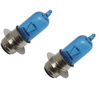cyclingcolors 2x ampoule 12V 35/35W t19 P15d-25-1 bleu couleur xenon éclairage super blac moto scooter mobylette quad