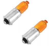 cyclingcolors 2x ampoule 12V 6W BAX9S orange auto moto scooter