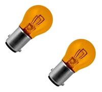 cyclingcolors 2x ampoule 24V ORANGE BAY15d 21/5W camion fourgon voiture tracteur véhicule agricole