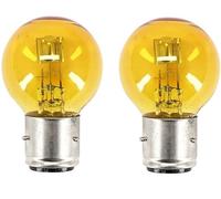 cyclingcolors 2x ampoule 6V 25/25W BA21D jaune moto cyclomoteur voiture