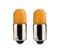 Cyclingcolors 2x Ampoule Ba9s 4w 24v Orange Camion Fourgon Voiture Tracteur Véhicule Agricole