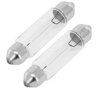cyclingcolors 2x Ampoule navette 6V 3W 8 x 31 mm SV7 voiture moto scooter feu plaque immatriculation plafonnier intérieur porte boite à gant lampe voyant
