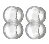 cyclingcolors 2x Arrêt de chainette de store intérieur avec boule Ø 4,5mm et pas de 6mm en PVC translucide Accessoire Volet roulant Assemblage Butée Raccord Connecteur Cordon
