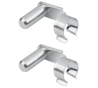 cyclingcolors 2X Axe de sécurité pour Chape Clip à Ressort 10mm Longueur utile 38mm Vérin Gaz Universel Tête Embout Fourche Véhicule Goupille Mâchoire