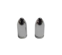 cyclingcolors 2X Bouchon de Valve Voiture Moto Scooter vélo Universel Schrader, chromé