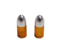 cyclingcolors 2X Bouchon de Valve Voiture Moto Scooter vélo Universel Schrader, Or Jaune