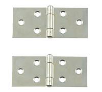 cyclingcolors 2x charnière plate acier 25x60mm meuble bois porte placard étagère cuisine