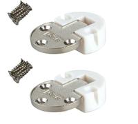 cyclingcolors 2x charnière ronde porte meuble diamètre 30mm longueur 45mm angle ouverture 180°