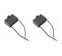 cyclingcolors 2x Condensateur CBB61 4uF 450V 2 fils 100mm moteur électrique démarrage compresseur pompe à eau