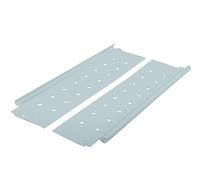 cyclingcolors 2x côtés de tiroir rehaussés 500mm, gris, meuble, coulisse