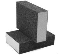 cyclingcolors 2X Eponge ponçage 4 Faces Garage Atelier Bricolage imprimante 3D poncer polir Bois Peinture Acier Rouille Abrasion, Grain 80+120