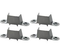 cyclingcolors 2x Equerre taquet de lit support de sommier pour traverse à queue d'aronde en acier avec griffes picots Raccord Barre Matelas Maintien (Lot de 2)