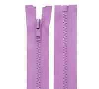 cyclingcolors 2x Fermeture éclair N°5 30 cm tirette curseur polyester extrémité ouverte maille glissière vêtement couture mercerie veste manteau, violet lilas