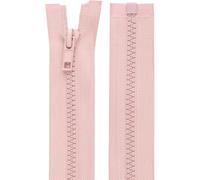 cyclingcolors 2x Fermeture éclair N°5 70 cm tirette curseur polyester extrémité ouverte maille glissière vêtement couture mercerie veste manteau, poudre