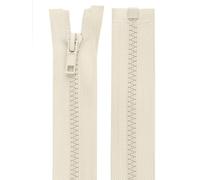 cyclingcolors 2x Fermeture éclair N°5 70 cm tirette curseur polyester extrémité ouverte maille glissière vêtement couture mercerie veste manteau, coquillage