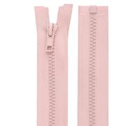 cyclingcolors 2x Fermeture éclair N°5 70 cm tirette curseur polyester extrémité ouverte maille glissière vêtement couture mercerie veste manteau, poudre