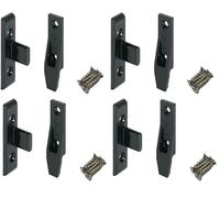 cyclingcolors 2x ferrure d'assemblage KEKU EH (2x plaque + 2x cadre + 8 vis) connecteur charnière clip meuble tiroir placard cuisine porte plaque bois (Lot de 2)