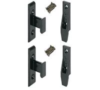 cyclingcolors 2x ferrure d'assemblage KEKU EH S (2x plaque + 2x cadre + 8 vis) connecteur charnière clip meuble tiroir placard cuisine porte plaque bois