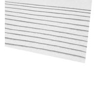 cyclingcolors 2x Feuille Tissu de Feutre Feutrine Loisir Creatif Couture Scrapbooking Art Artisanat Décoration Découpage A4 20x30cm épaisseur 1,5-2mm Polyester 300 g/m² - blanc perle