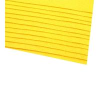 cyclingcolors 2x Feuille Tissu de Feutre Feutrine Loisir Creatif Couture Scrapbooking Art Artisanat Décoration Découpage A4 20x30cm épaisseur 1,5-2mm Polyester 300 g/m² - jaune Jonquille