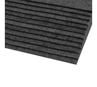 cyclingcolors 2x Feuille Tissu de Feutre Feutrine Loisir Creatif Couture Scrapbooking Art Artisanat Décoration Découpage A4 20x30cm épaisseur 2-3mm Polyester 416 g/m² - gris 23