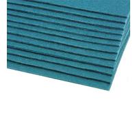 cyclingcolors 2x Feuille Tissu de Feutre Feutrine Loisir Creatif Couture Scrapbooking Art Artisanat Décoration Découpage A4 20x30cm épaisseur 2-3mm Polyester 416 g/m² - bleu turquoise