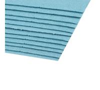 cyclingcolors 2x Feuille Tissu de Feutre Feutrine Loisir Creatif Couture Scrapbooking Art Artisanat Décoration Découpage A4 20x30cm épaisseur 1,5-2mm Polyester 300 g/m² - myosotis bleu