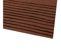 cyclingcolors 2x Feuille Tissu de Feutre Feutrine Loisir Creatif Couture Scrapbooking Art Artisanat Décoration Découpage A4 20x30cm épaisseur 1,1-1,4mm Polyester 166 g/m² - marron
